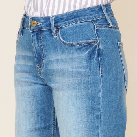 Jeans Crop Tiro Medio Pretina Basica 1 Boton-3