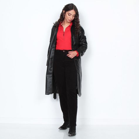 Pantalon Cotele Recto Push In Push Up Pretina  Basica Un Boton-4
