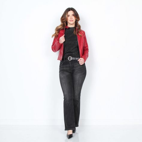 Sweater Lurex Manga Larga Con Cuello Alto-4