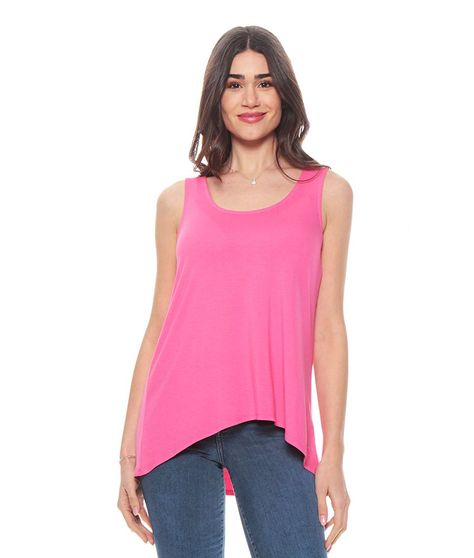 Polera Sin Manga Solida Escote Redondo-0