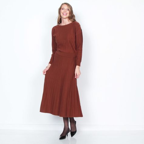 Sweater Manga Larga Solido Escote-6