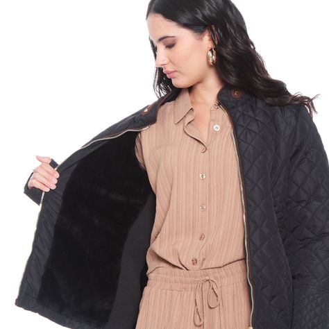 Parka Manga Larga Cuello Mao Con Bolsillo Ojal Y Rib En Costado-5