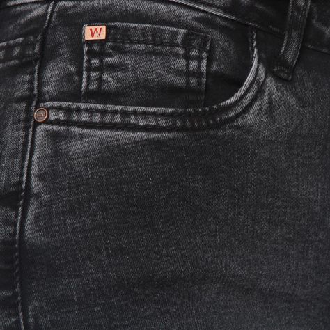 Jeans Flare Tiro Medio Pretina 1 Boton-7