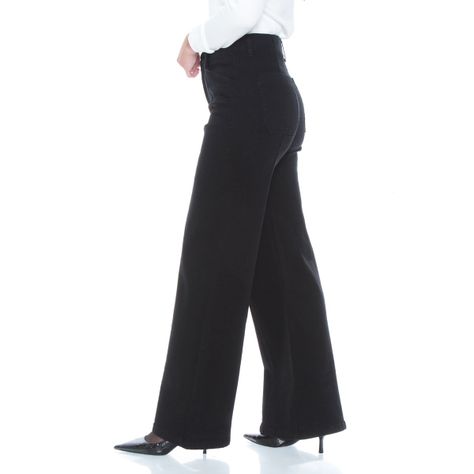 Jeans Wide Leg Tiro Alto Pretina Interna 1 Boton Corte Centro-2