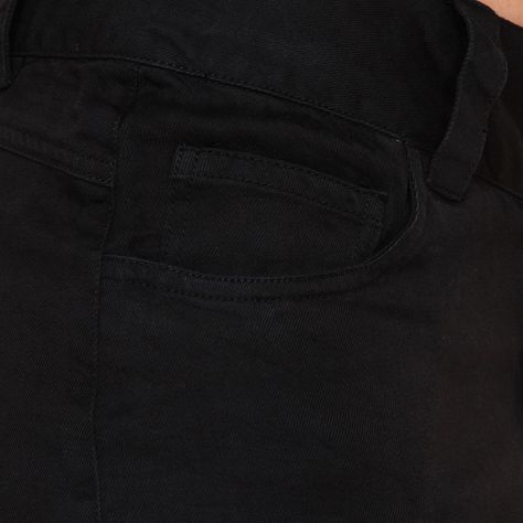 Pantalon Tiro Alto Denim Con Bolsillos 2 Botones-6