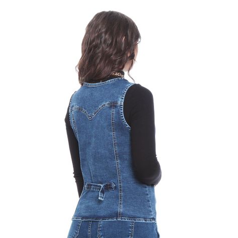 Chaqueta Vest Cortes Y Bolsillos Vivo-1