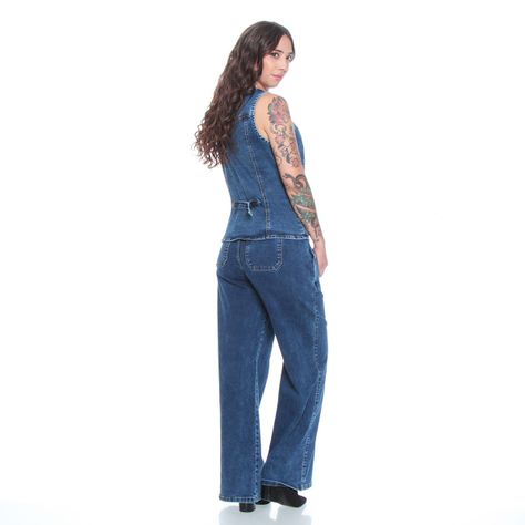 Chaqueta Vest Cortes Y Bolsillos Vivo-9