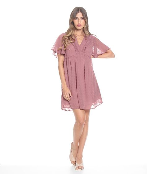 Vestido Corto Manga Campana-0