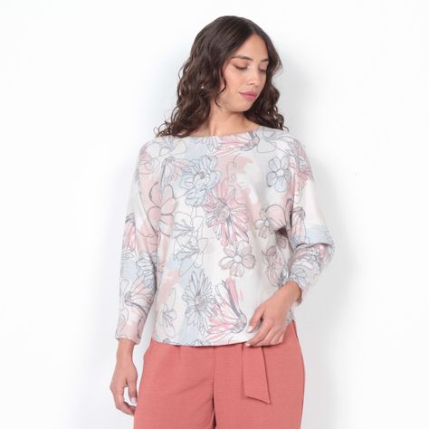 Sweater Sublimado Escote Redondo Manga 3/4-0