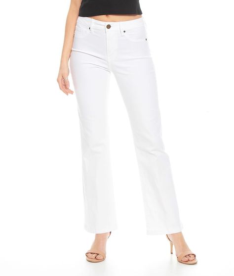 Pantalon Recto Color Tiro Alto Push In Push Up Pretina Basica Un Boton-1
