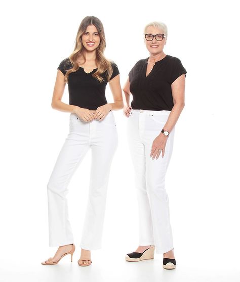 Pantalon Recto Color Tiro Alto Push In Push Up Pretina Basica Un Boton-6