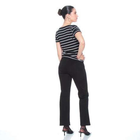Ponte Recto Con Corte En Delantero Y Doble Broche-6