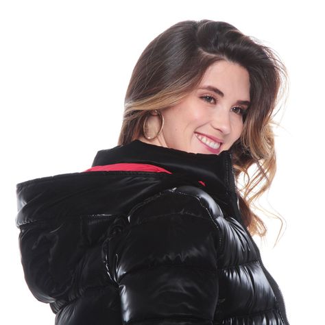 Parka Manga Larga Con Capucha Y Bolsillos-6