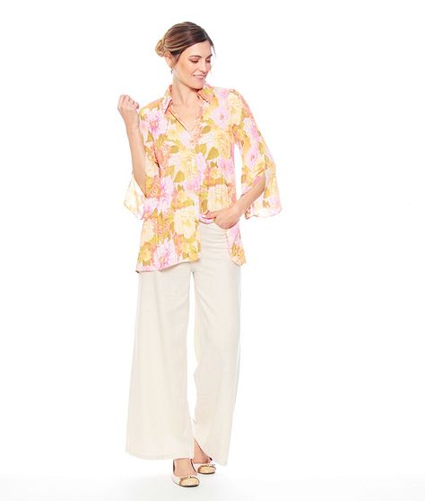 Blusa Plisada M 3/4 Estampada-6