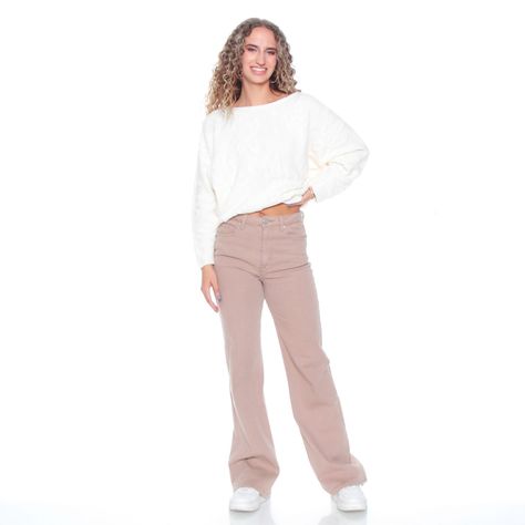 Sweater Manga Larga Escote Redondo Solido-4