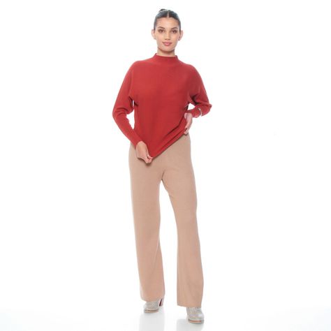 Sweater Manga Codo Cuello Subido-5