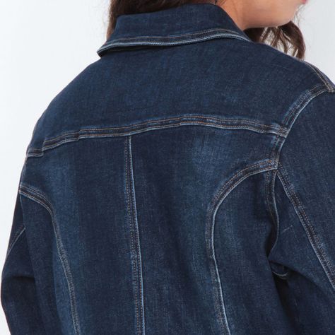 Chaqueta Manga Larga  Denim Con  Bolsillos-5