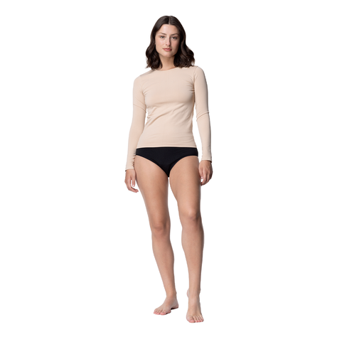 Camiseta Manga Larga Microfibra Mujer-Cuello Redondo C2 TOP-2