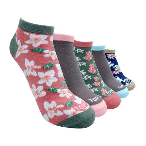 Calcetines Cortos Mujer Pack 5 C8 Top-0