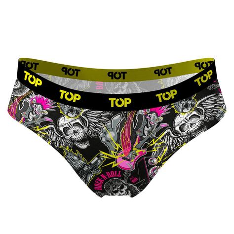 Calzón Bikini Algodón Pack 3 Icónicos - Rock C1 Top-3