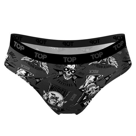 Calzón Bikini Algodón Pack 3 Icónicos - Rock C1 Top-4