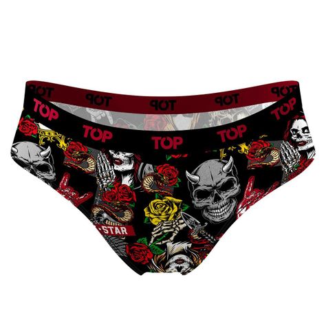 Calzón Bikini Algodón Pack 3 Icónicos - Rock C1 Top-5