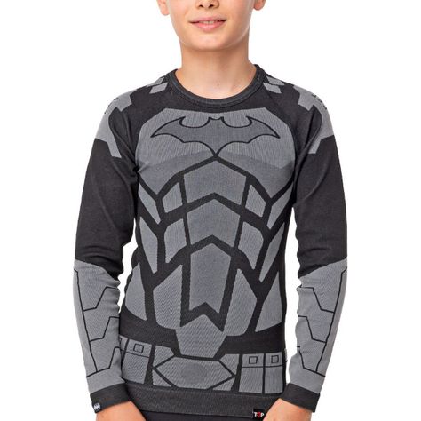Camiseta Deportiva Primera Capa Batman Microfibra Niño Top-0