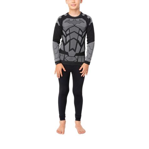 Camiseta Deportiva Primera Capa Batman Microfibra Niño Top-1