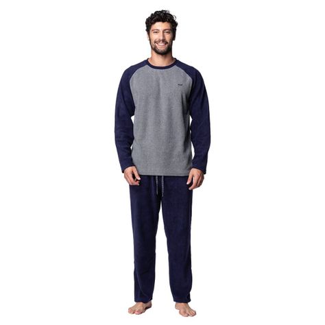 Pijama Invierno Hombre Micropolar C2 TOP-0
