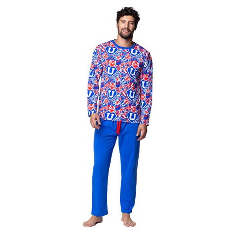 Pijama Hombre Invierno Algodón Universidad de Chile TOP-2