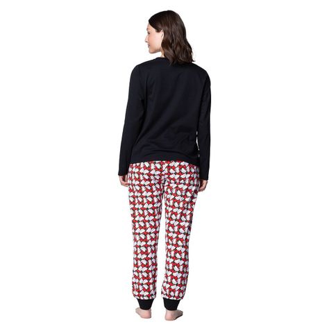 Pijama Largo Mujer Algodón Invierno Hello Kitty C2 TOP-1