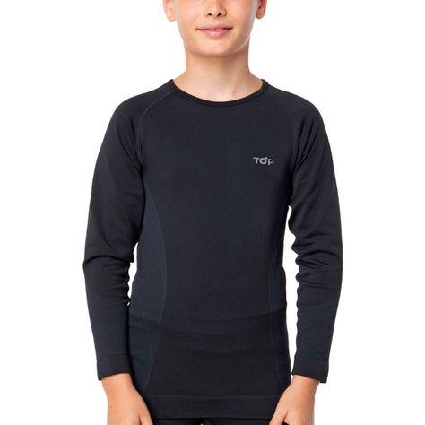 Camiseta Deportiva Primera Capa Microfibra Niño Top-0