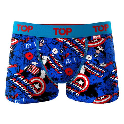 Bóxer Niño Algodón Marvel Pack 4 C15 TOP-1