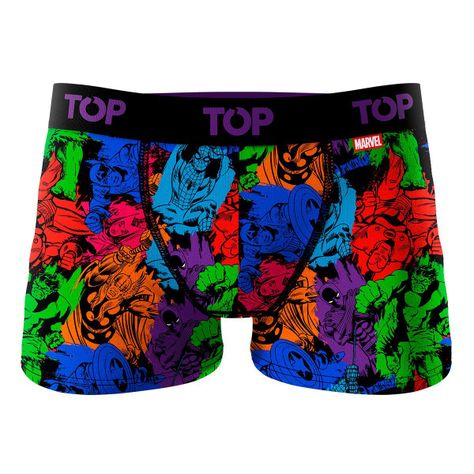 Bóxer Niño Algodón Marvel Pack 4 C15 TOP-3