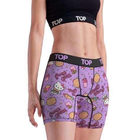 Bóxer Medio MUJER Algodón Pack 3 Hello Kitty C2 TOP-3