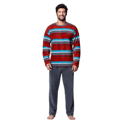 Pijama Hombre Invierno Micropolar C2 TOP-0