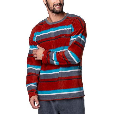 Pijama Hombre Invierno Micropolar C2 TOP-2