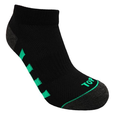 Calcetines Niño Deportivos Tobilleros Negros Pack 5 C2 TOP-2