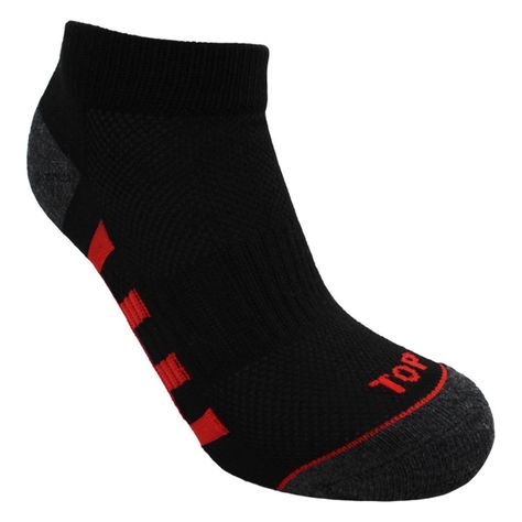 Calcetines Niño Deportivos Tobilleros Negros Pack 5 C2 TOP-3
