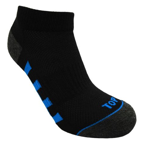 Calcetines Niño Deportivos Tobilleros Negros Pack 5 C2 TOP-4