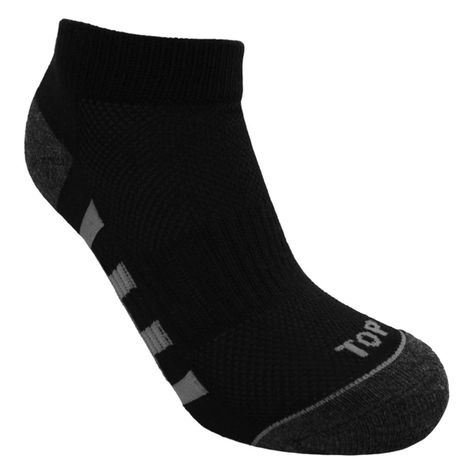 Calcetines Niño Deportivos Tobilleros Negros Pack 5 C2 TOP-5
