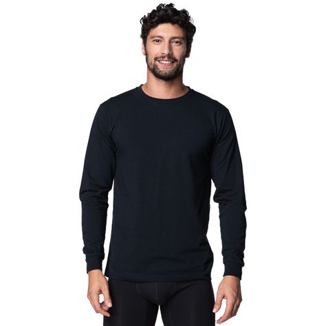 Camisetas Pack 2 Manga Larga Hombre C2 TOP-0