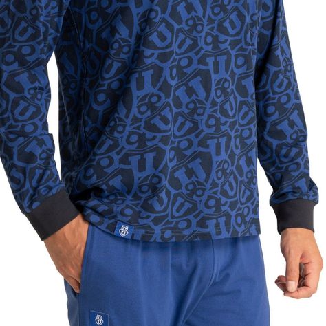 Pijama Largo Algodón Hombre Universidad De Chile C2 Top-1