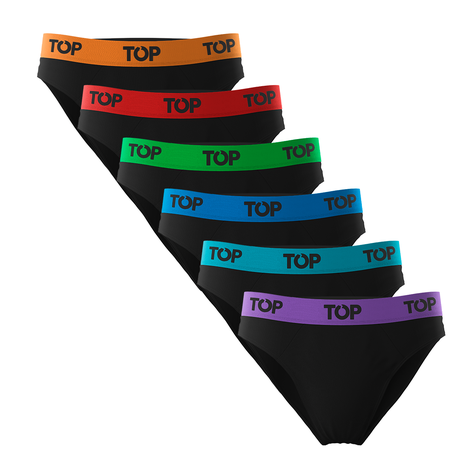 Slip Algodón Pack 6  Guerreros C1 TOP-0