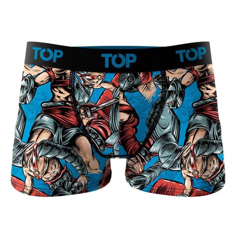 Bóxer Medio Niño Algodón Pack 4 Guerreros - Gladiadores C4 TOP-1