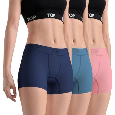 Bóxer Corto MUJER Algodón Pack 3 C5 TOP-0