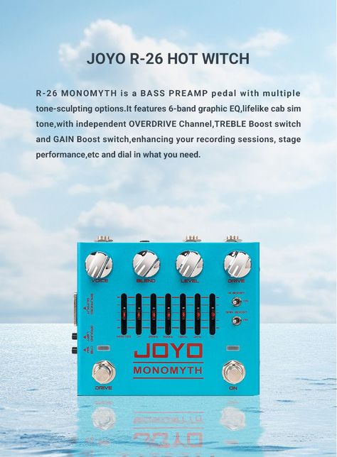 Pedal Joyo Monomyth Bass Preamp R-26-1