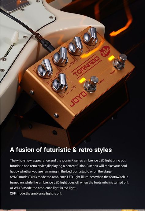 Pedal Joyo Tornado Overdrive & Booster R-21-1
