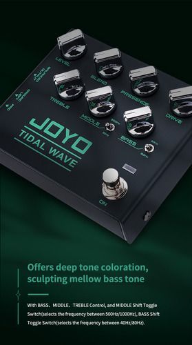 Pedal Joyo Tidal Wave Bass Preamp R-30-2
