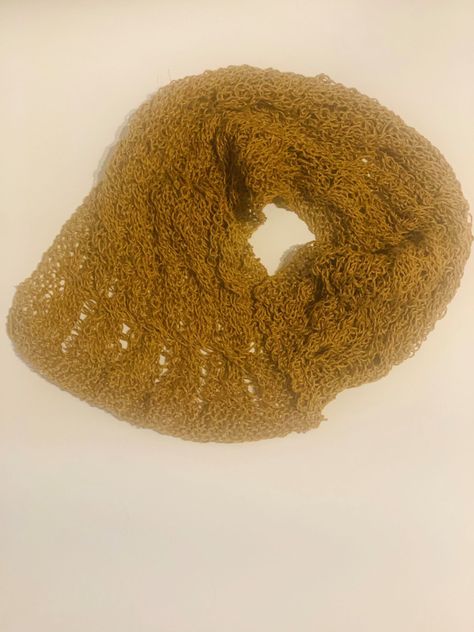 cuello de lino tejido a mano-0